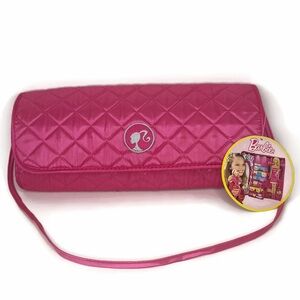 NWT Barbie Quilted Pink Closet Clutch 2011